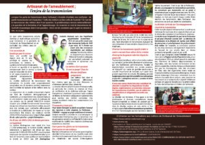 Artisanat de l’ameublement ; l’enjeu de la transmission